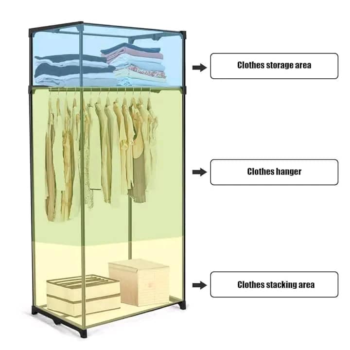دولاب قماش ضلفتين  - صورة 5