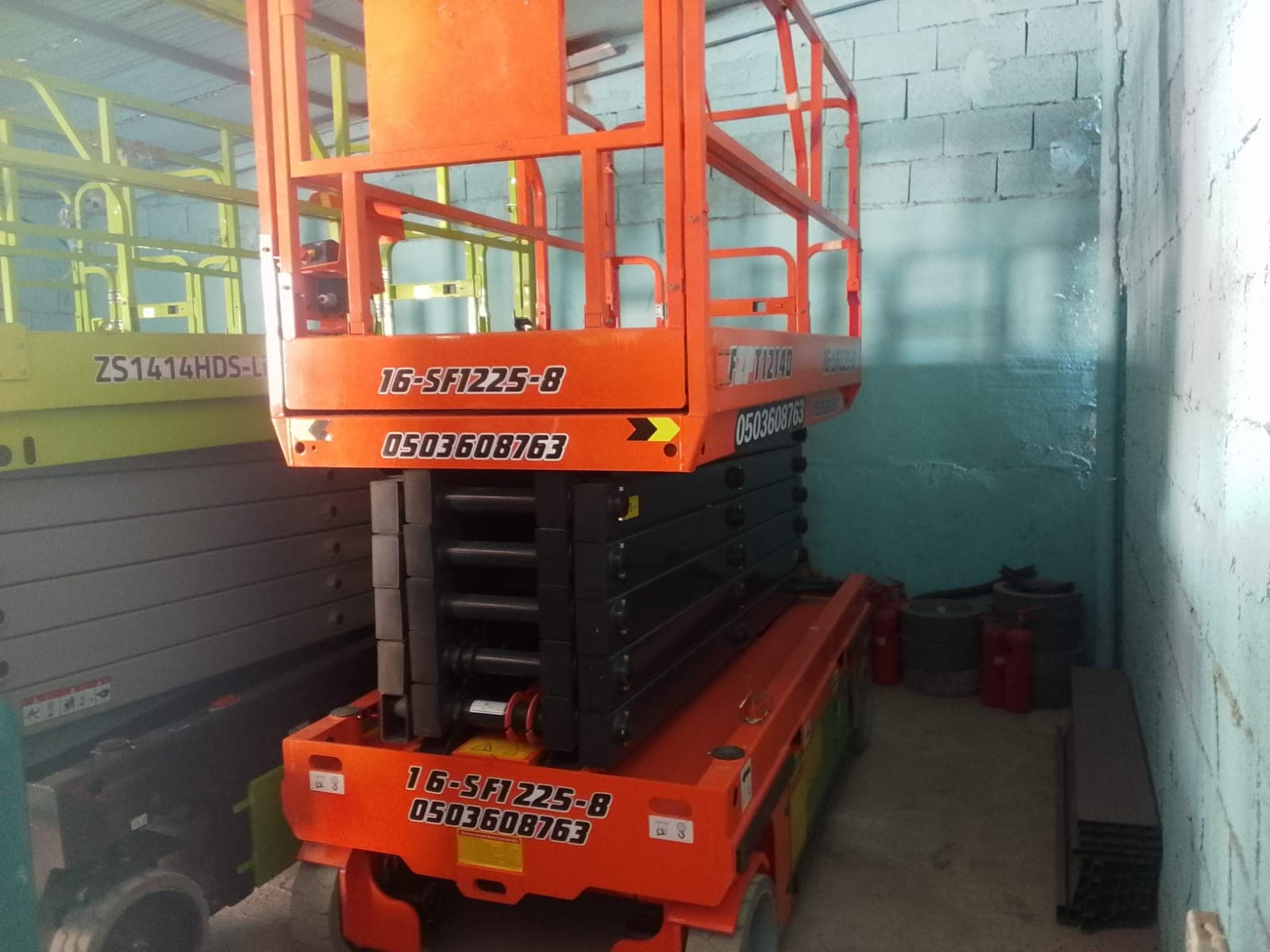 سيزرلفت ومان لفت ورافعات شوكيه وتيليهندلر جي سي بي وتاور لايت وكرينات متوفرة للايجار  - صورة 6