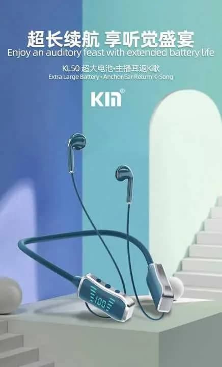 صورة بورتسودان   سماعات بلوتوث KM KL_50 – طوق أنيق وأداء عالي   ENDURANCE  TIME UP TO 48H - 3