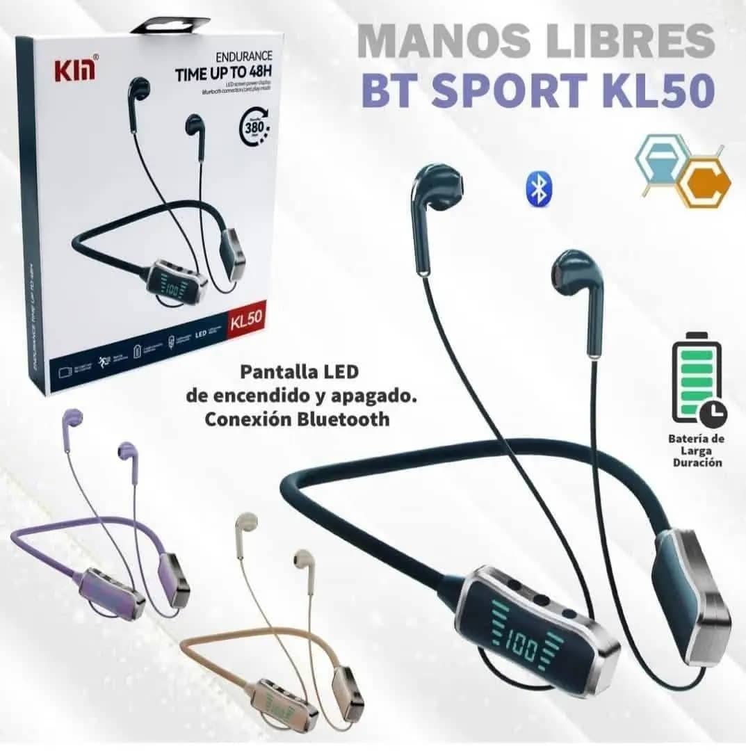 صورة بورتسودان   سماعات بلوتوث KM KL_50 – طوق أنيق وأداء عالي   ENDURANCE  TIME UP TO 48H - 2