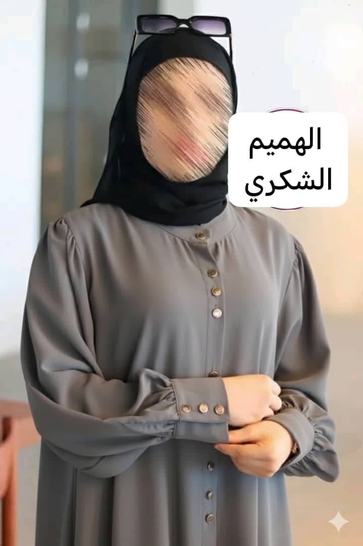 عباية سادة فخمة كريب تركي - صورة 4