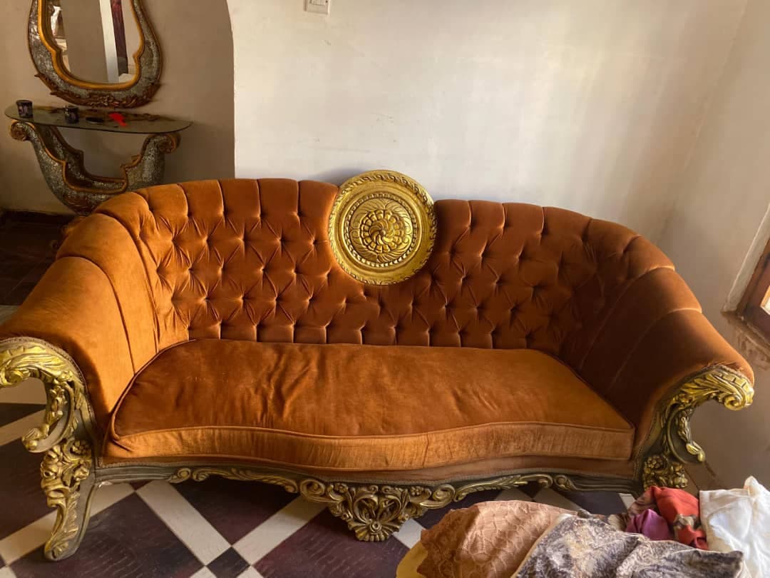 طقم جلوس دمياطي فخخخخم
🔥💥🔥
جدييييد كررررت 
كنبتين وكرسين 
السعر 4500
امدرمان مدينة النيل - صورة 2