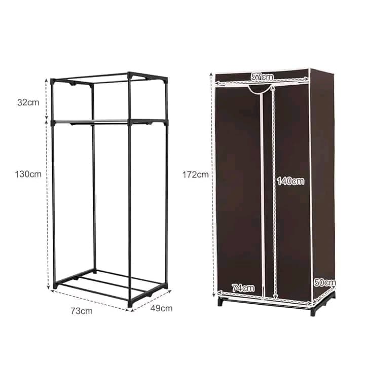 دولاب قماش ضلفتين  - صورة 4