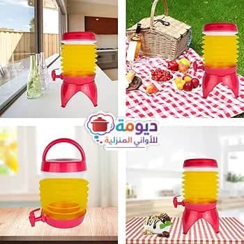 🔹دسبنسر ماسورة 
▫️شفاف بلاستك مقوى 
▪️5 لتر 
▪️قابل للطي 
🔹السعر - صورة 2