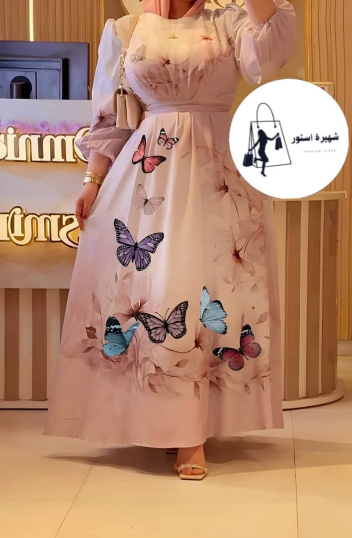 فستان فراشات - أزياء المرأة في عطبرة