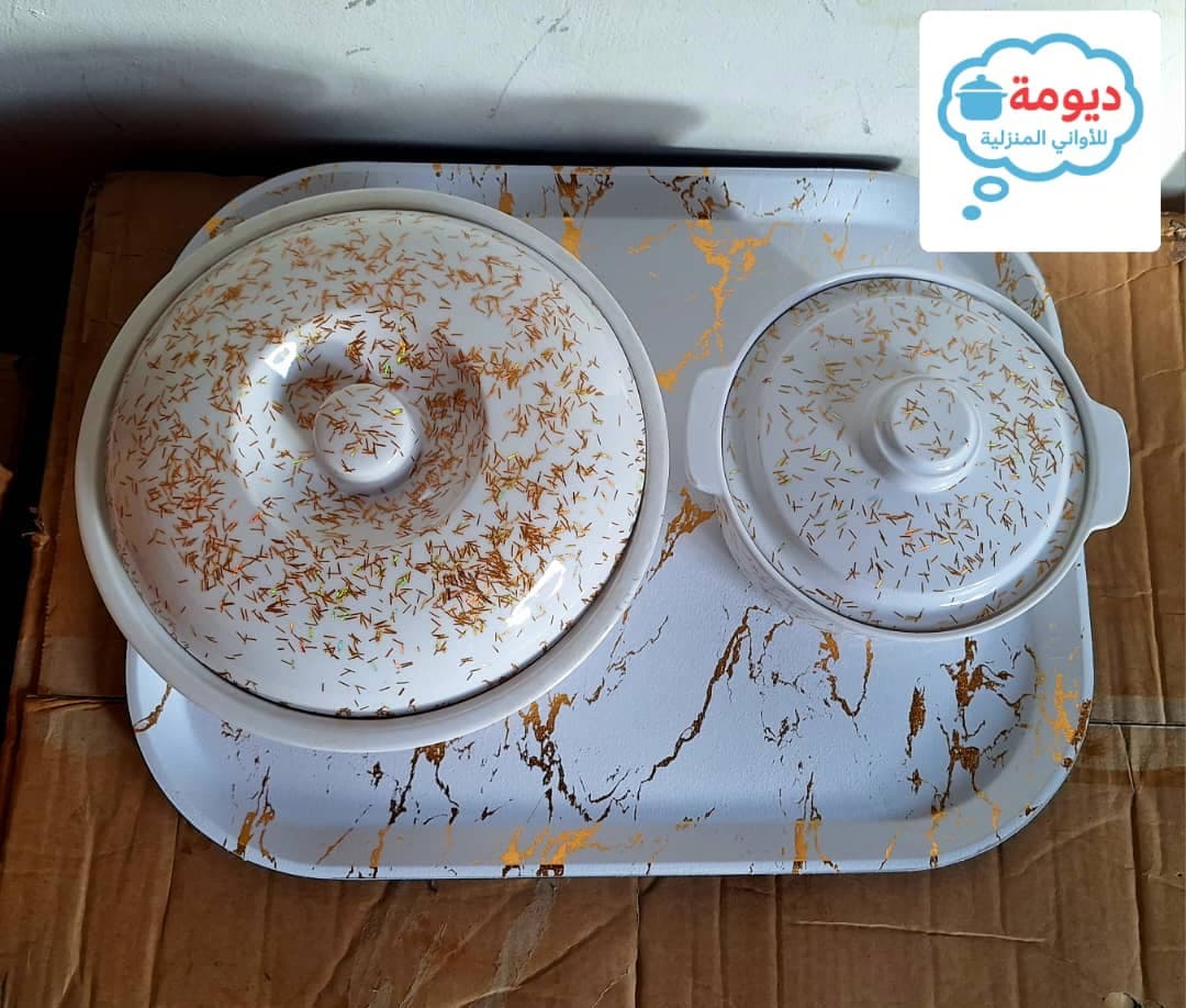 طقم ديومة 

كورة ملامين
صحن ملامين
صينية جلد سعودية

ال - صورة 2